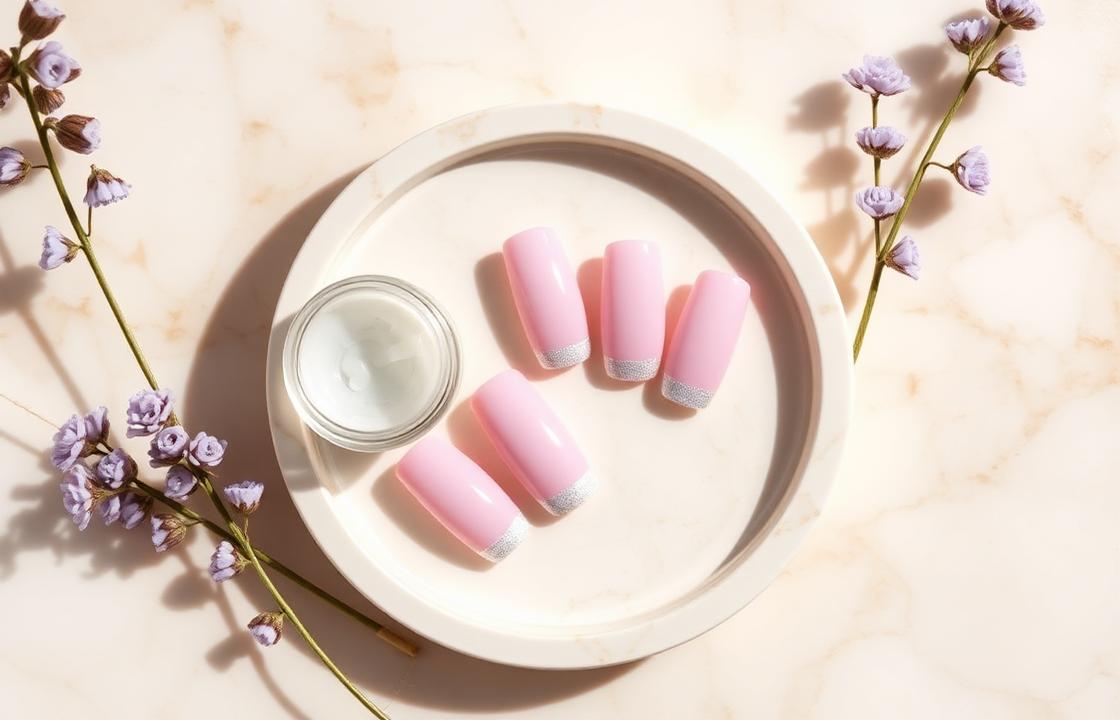 Ongles posés au gel POSÉE, résultat plaqué